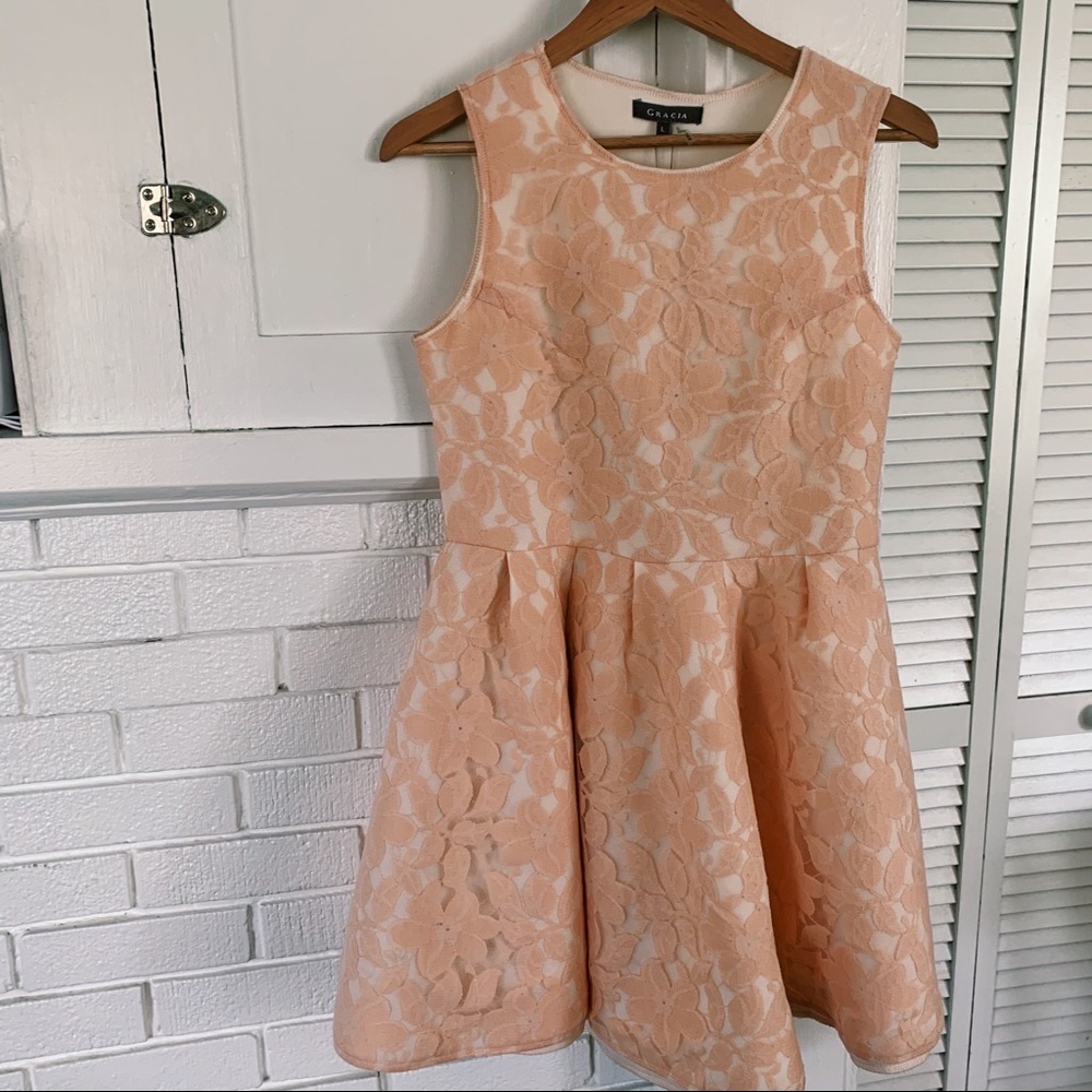 Gracia Floral Fit and Flare Dress